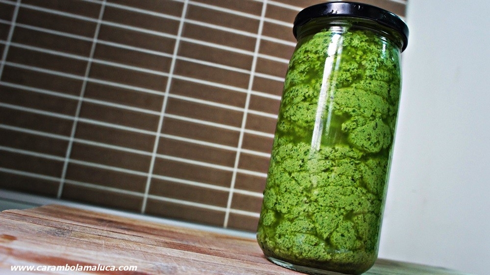 Receita de Pesto de Basilíco