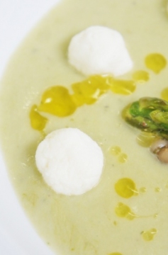 Receita de Creme de Aspargos da Escola de Gastronomia ICiF