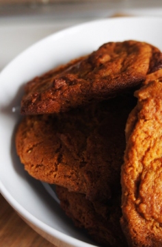 Biscoitos de Gengibre, Mel e Pimenta