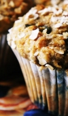 Muffin de Banana e Mirtilo