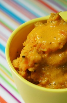 Purê de Cenoura, Brócolis e Tomate para Bebês