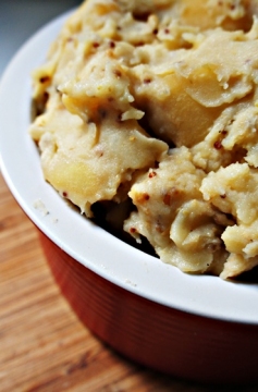 Receita de Purê de Maçã com Mostarda e Batata
