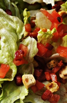 Salada Crocante com Bacon