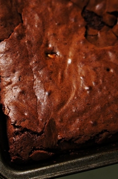 Receita de Brownie de Chocolate Triplo
