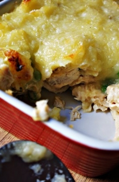 Torta de Frango Gratinada