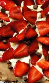Receita de Pavlova de Chocolate com Morango