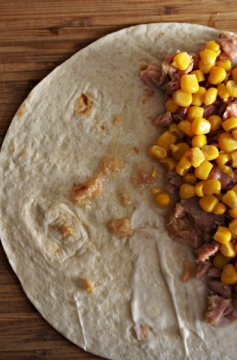 Quesadilla de Atum e Milho