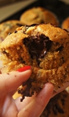 Receita de Muffins de Baunilha com Gotas de Chocolate