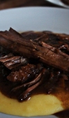 Receita de Carne de Panela Tipo Italiana com Polenta
