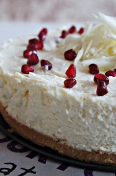 Receita de Cheesecake de Chocolate Branco