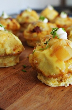 Receita de Mini Frittata de Chouriço e Batata