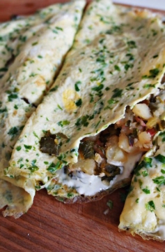 Swiss Chard e a Saffron Omelette do Yotam Ottolenghi