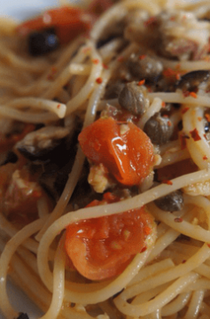 Receita de Espaguete com Sardinha Portuguesa, Ora viva.