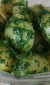 Receita de Batatas Cozidas com Salsinha