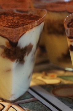 Receita de Tiramisu de Cream Cheese  no Copinho