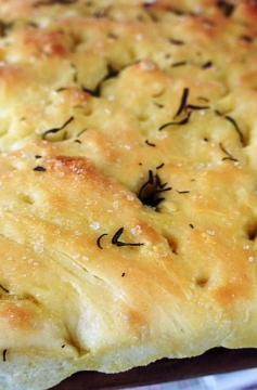 Receita de Focaccia de Alecrim