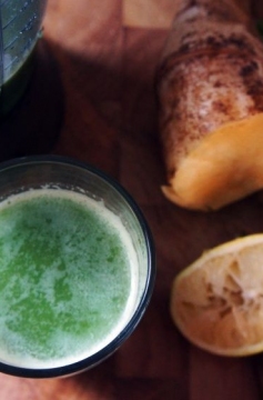 Receita de Suco Verde com Batata Yacon