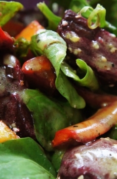 Receita de Salada de Beterraba e Cenoura Assada