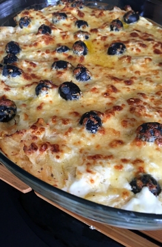 Receita de Bacalhau com Nata (Versão Com e Sem Batata Frita)