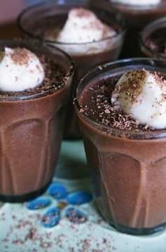 Receita de Panna Cotta de Chocolate