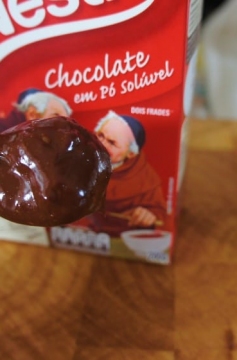 Receita de Ganache Falso com Chocolate em Pó
