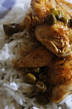 Receita de Peito de Frango ao Molho de Manteiga e Alcaparras