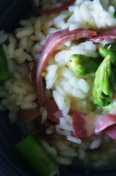 Receita de Risoto de Copa e Aspargos Frescos