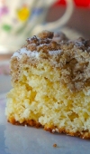 Receita de New York Crumb Cake da Martha Stweart