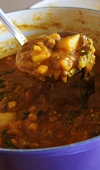Receita de Ensopado de Legumes com Espinafre e Grão de Bico