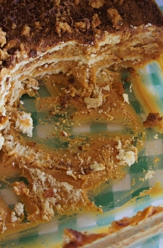 Receita de Pavê de Paçoca e Doce de Leite