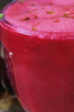Receita de Suco de Beterraba, limão e Gengibre