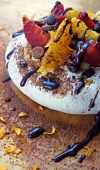 Receita de Mini Pavlova de Chocolate com Frutas Frescas