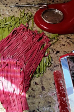 Receita de Massa Italiana Colorida