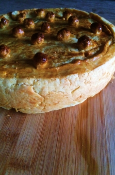 Receita de Empadão de Frango com Massa Podre de Creme de Leite