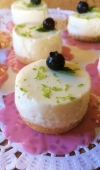 Receita de Mini Cheesecake de Limão com Queijo Tipo Quark