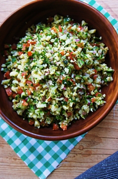 Receita de Tabule de Couve-Flor