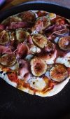 Receita de Pizza de Figo com Presunto Parma