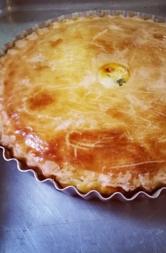 Receita de Torta de Frango com Creme de Milho