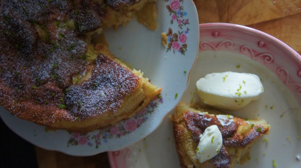 Receita de Bolo de Maçã Francês