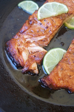 Receita de Filé de Salmão CARAMELADO no Mel