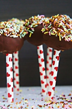 Receita de Pop Cake de Banana e Chocolate