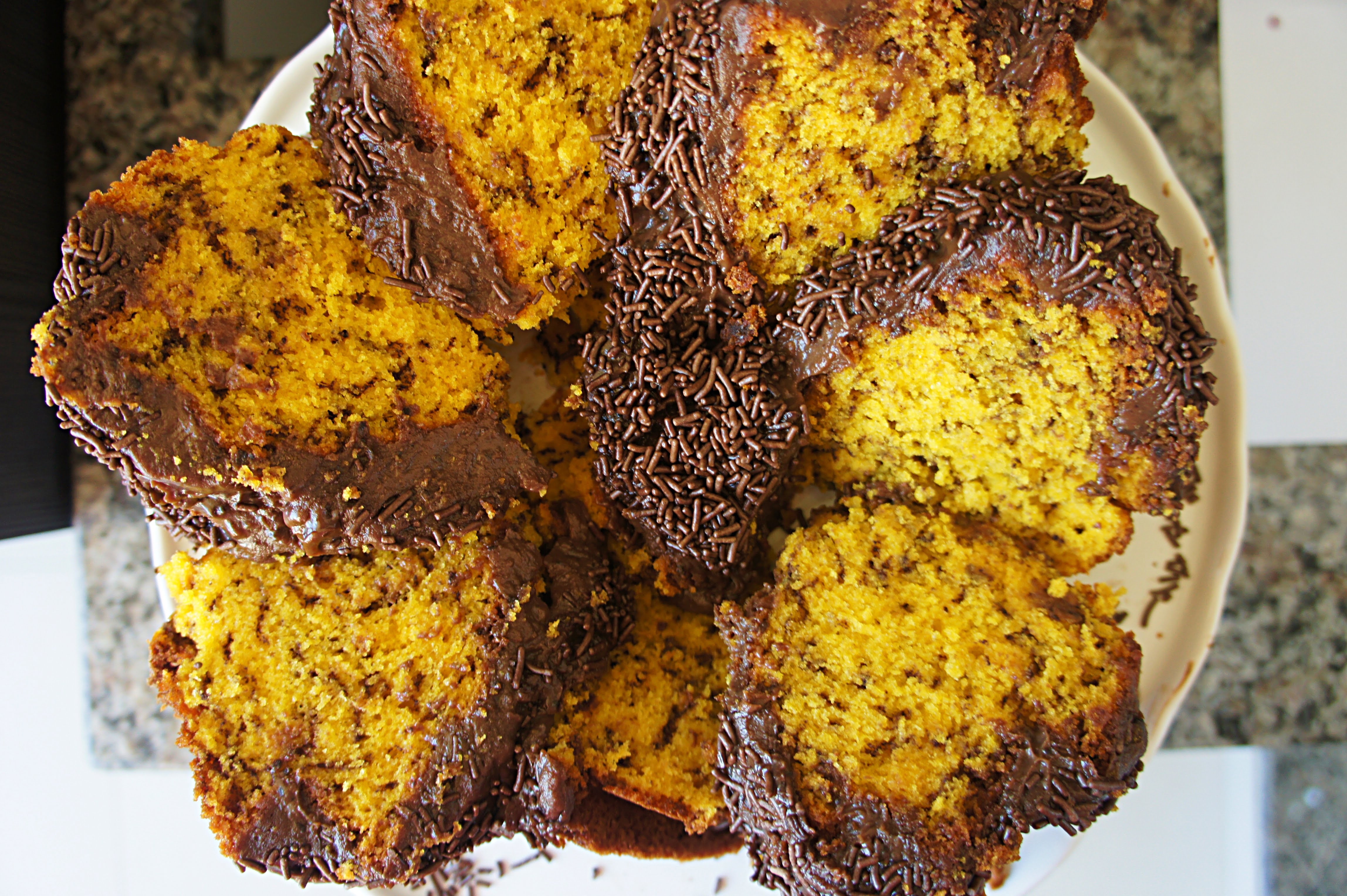 Receita de Bolo Formigueiro de Cenoura