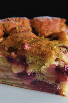 Receita de Torta Azedinha de Maçã e Amora