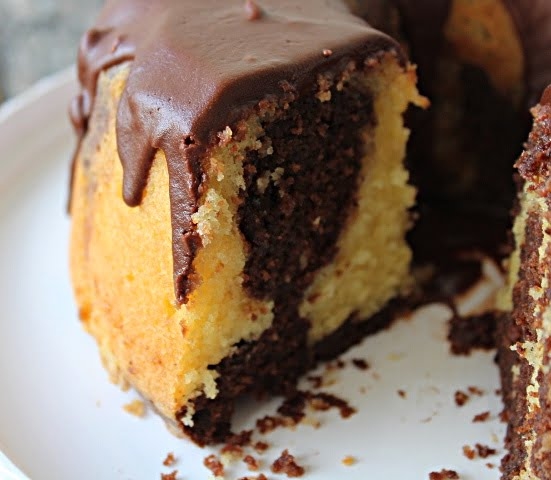 Receita de Bolo Mármore/Mesclado (Starbucks)