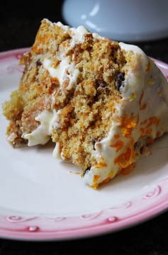 Receita de Bolo de Cenoura Americano