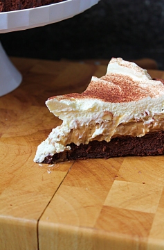 Receita de Bolo de Chocolate, Banana e Caramelo