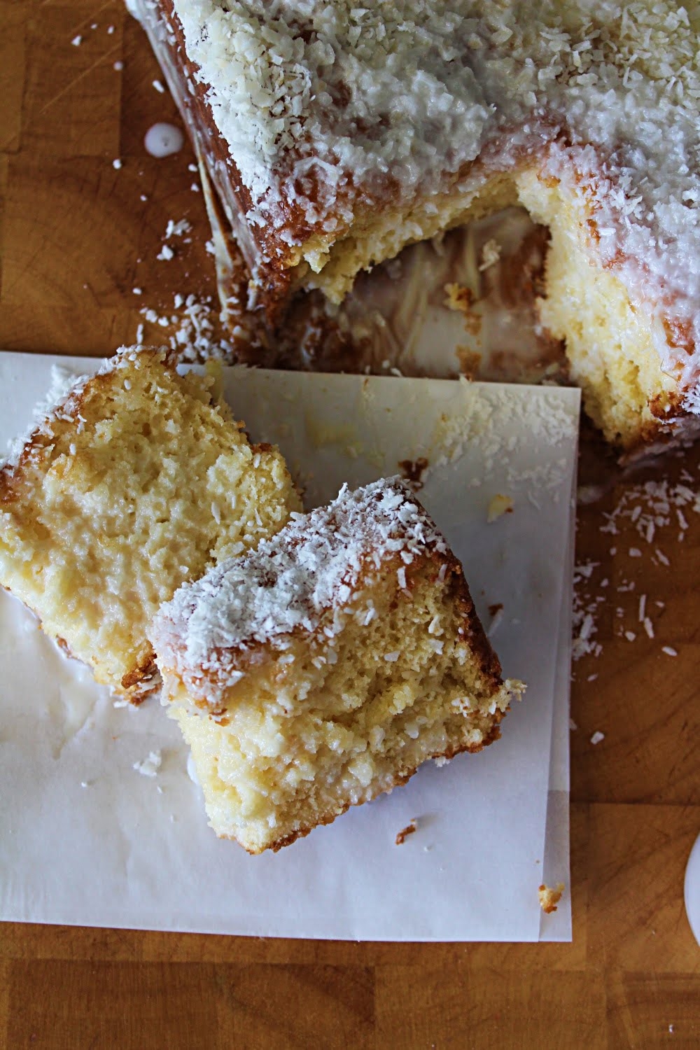 Receita de Bolo Alagadinho de Coco