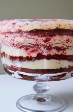 Receita de Torta Red Velvet na Taça