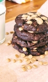 Receita de Cookie de Chocolate e Caramelo