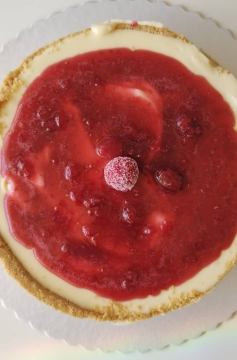 Cheesecake de Chocolate Branco (receita simples)